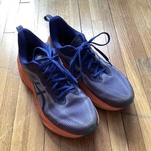 Asics Men's Size 10 Blue/Orange FF Blast NOVABLAST 3 Running Sneakers,Good Shape